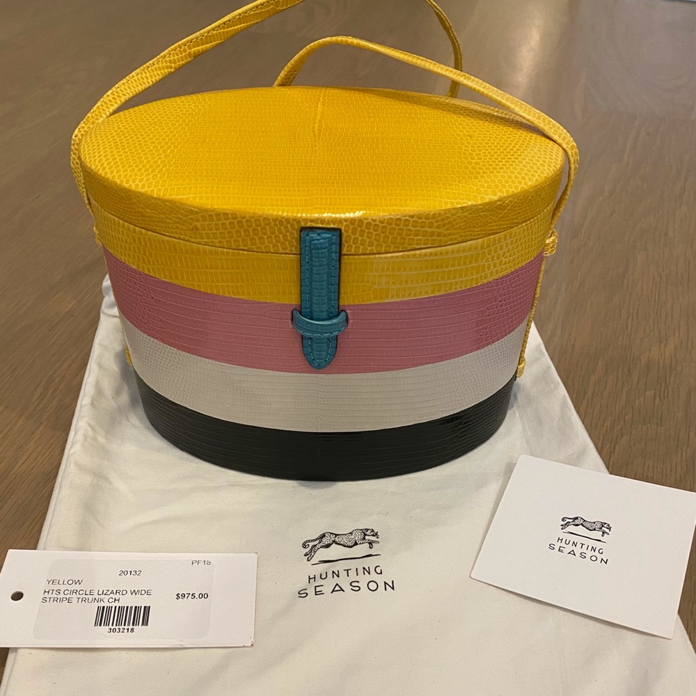 Hunting Season Striped Trunk Bag **NWT**